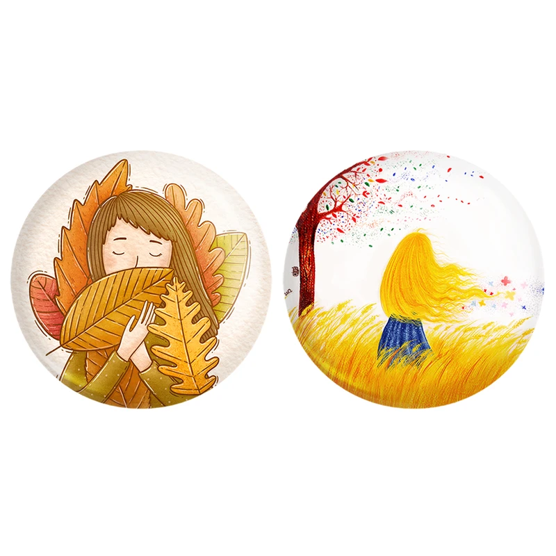 مگنت خندالو طرح دخترانه کد 16361625 مجموعه 2 عددی