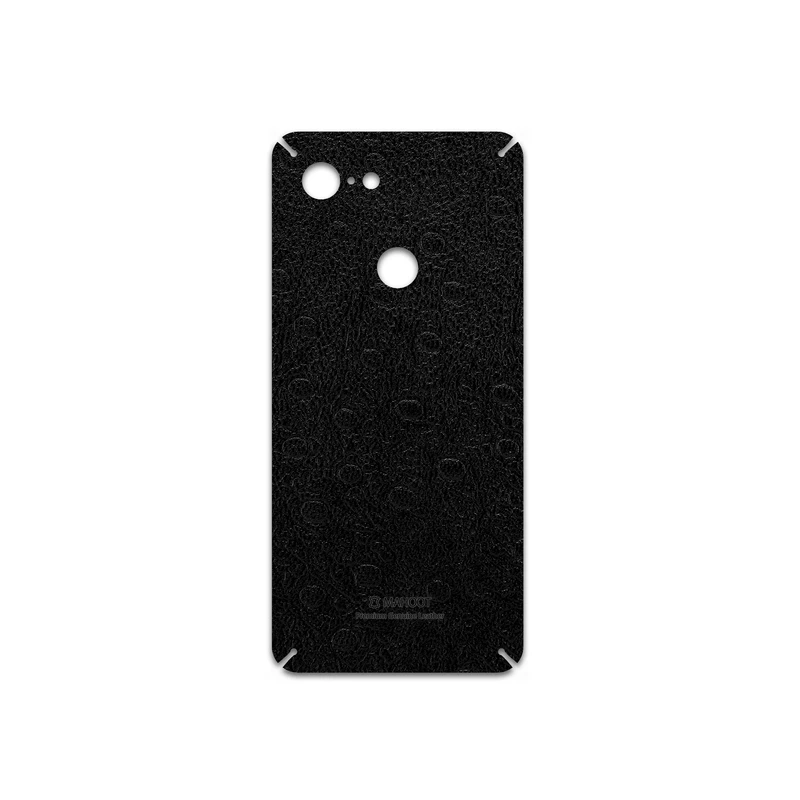 برچسب پوششی ماهوت مدل Ostrich-Leather مناسب برای گوشی موبایل گوگل Pixel 3