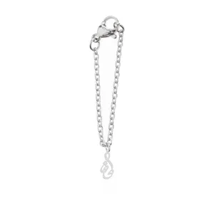 آویز ساعت نقره زنانه هایکا طرح وفا مدل n.ha-472