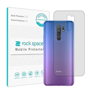 Transparent Rockspace HyGEL model phone back protector suitable for Xiaomi Redmi 9 mobile phone