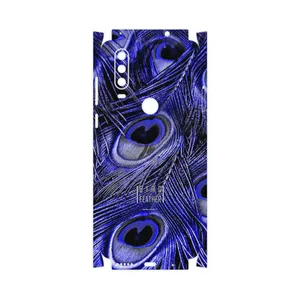 MAHOOT Purple Feather-FullSkin Cover Sticker for Motorola One Action
