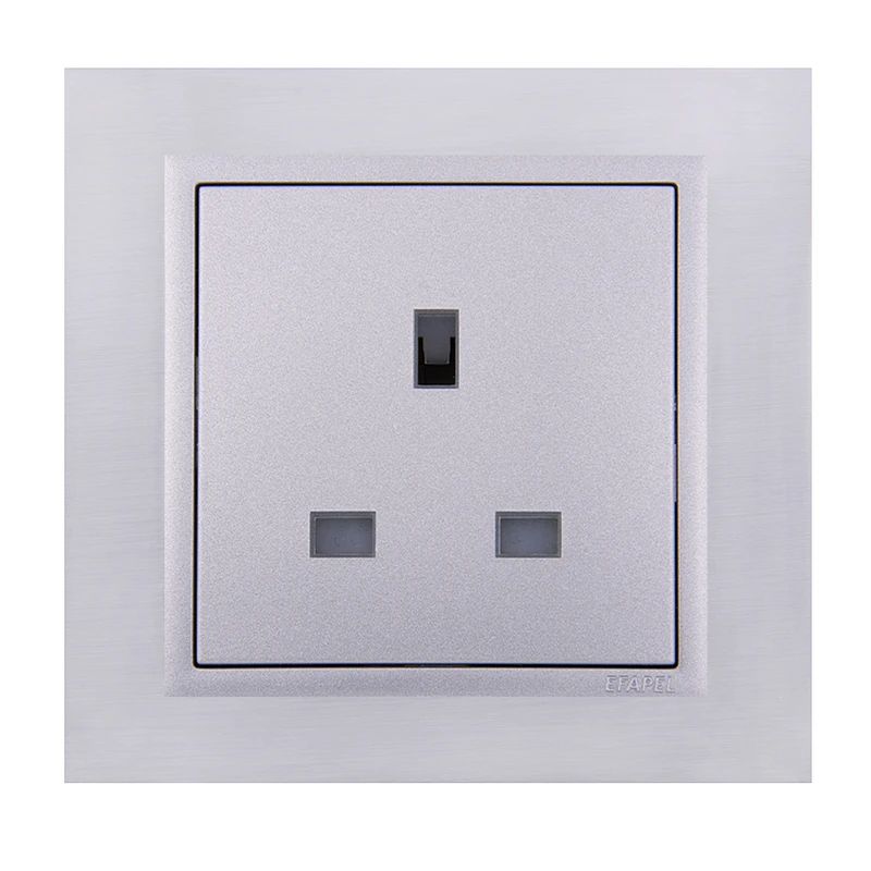 پریز ایفاپل مدل LOGUS90 METALLO کد 90910TIA/21185/90642