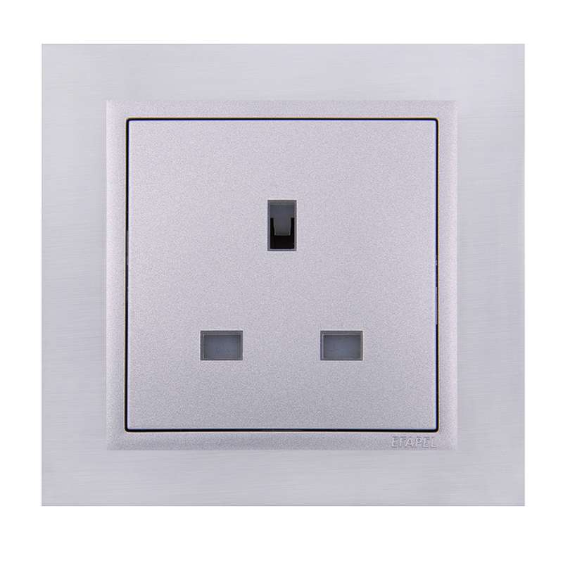 پریز ایفاپل مدل LOGUS90 METALLO کد 90910TIA/21185/90642