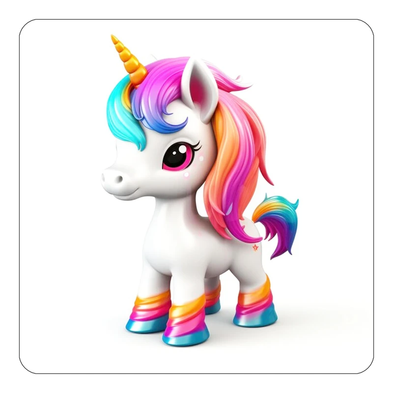 مگنت کاکتی طرح اسب تک شاخ و یونیکورن مدل mp30949