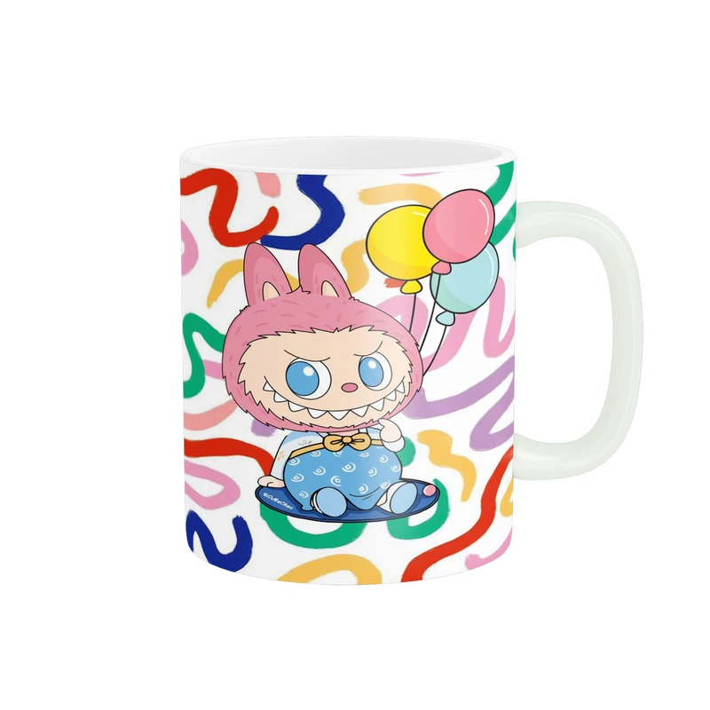 ماگ پاد آفرین مدل فانتزی طرح عروسک لبوبو Labubu ترند کد p10699