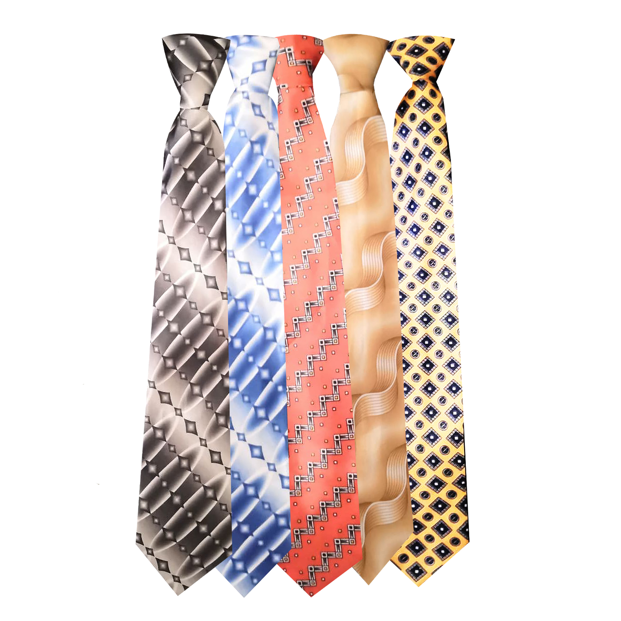کراوات پسرانه مدل 107 مجموعه 5 عددی