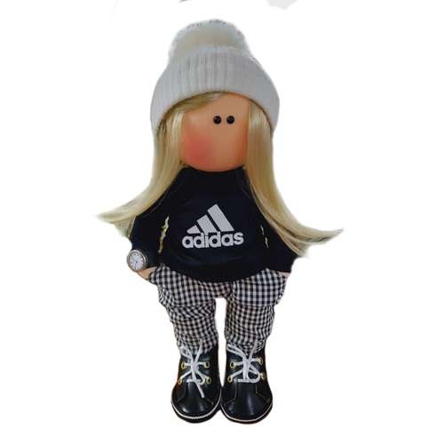 عروسک طرح روسی مدل دختر ارتفاع ۳۸ سانتی متر