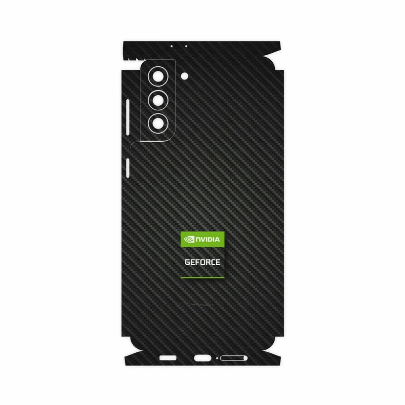 برچسب پوششی ماهوت مدل Nvidia Brand-FullSkin مناسب برای گوشی موبایل سامسونگ Galaxy S21 Plus 5G