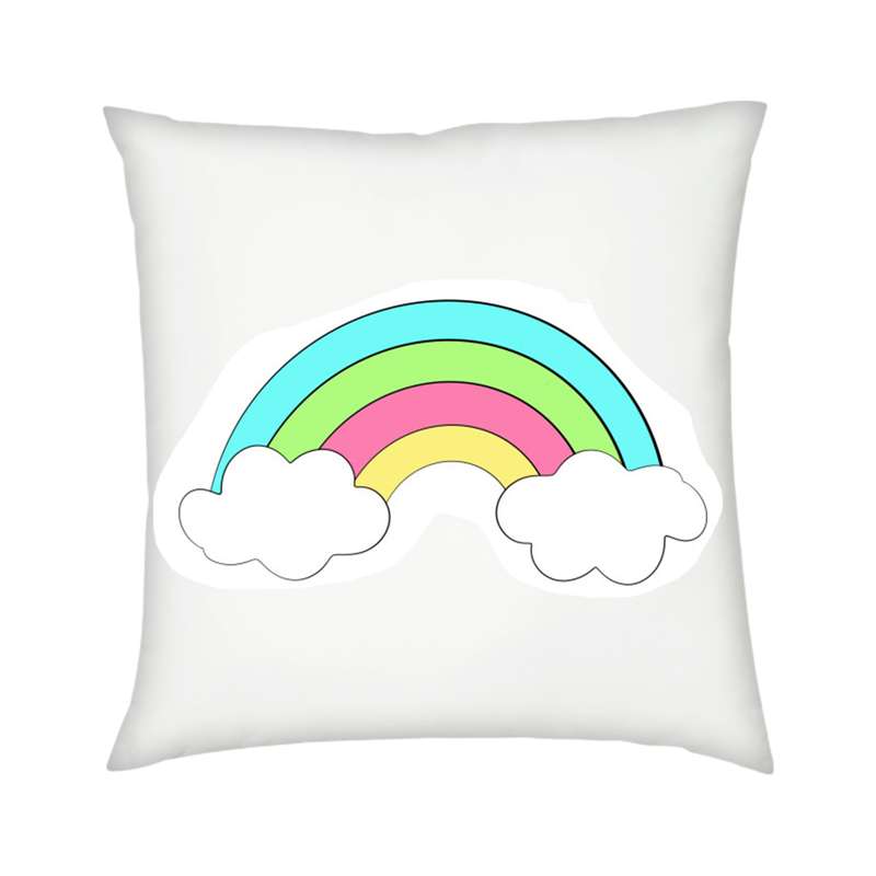 کاور کوسن مدل رنگین کمان کد 1263