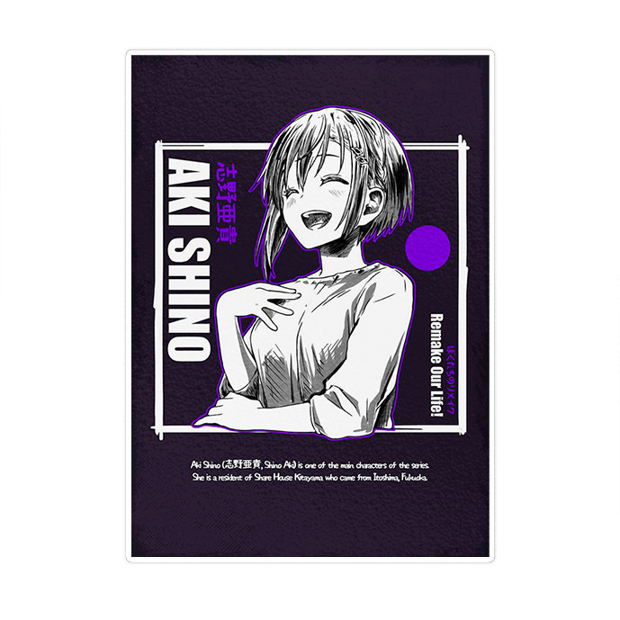 استیکر تزئینی موبایل و تبلت ماسا دیزاین مدل SM022 ANIME