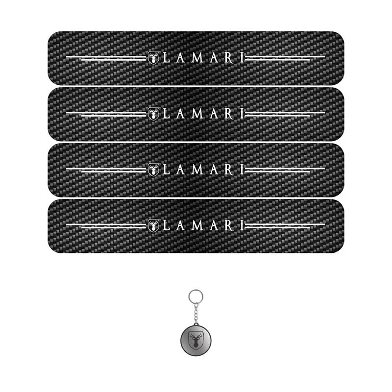 برچسب پارکابی مهدیار طرح کربن کد LCE0014 بسته 4 عددی مناسب برای لاماری