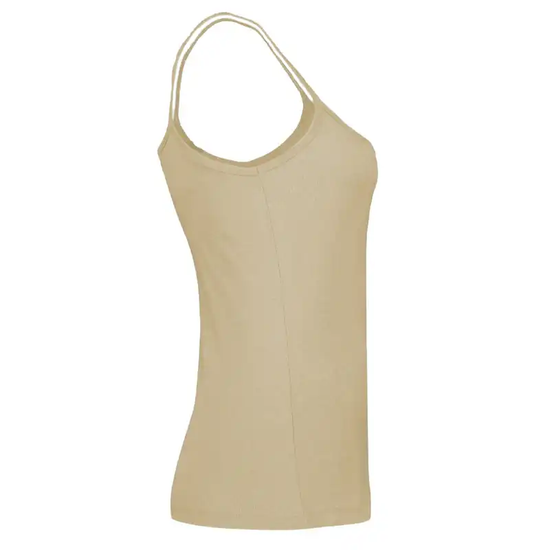 تاپ زنانه مدل بندی ساده کد AS1357 رنگ کرم