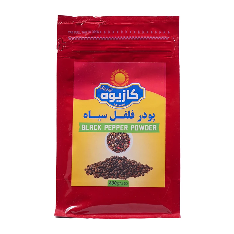 پودر فلفل سیاه چاشنی و ادویه کازیوه - 800 گرم