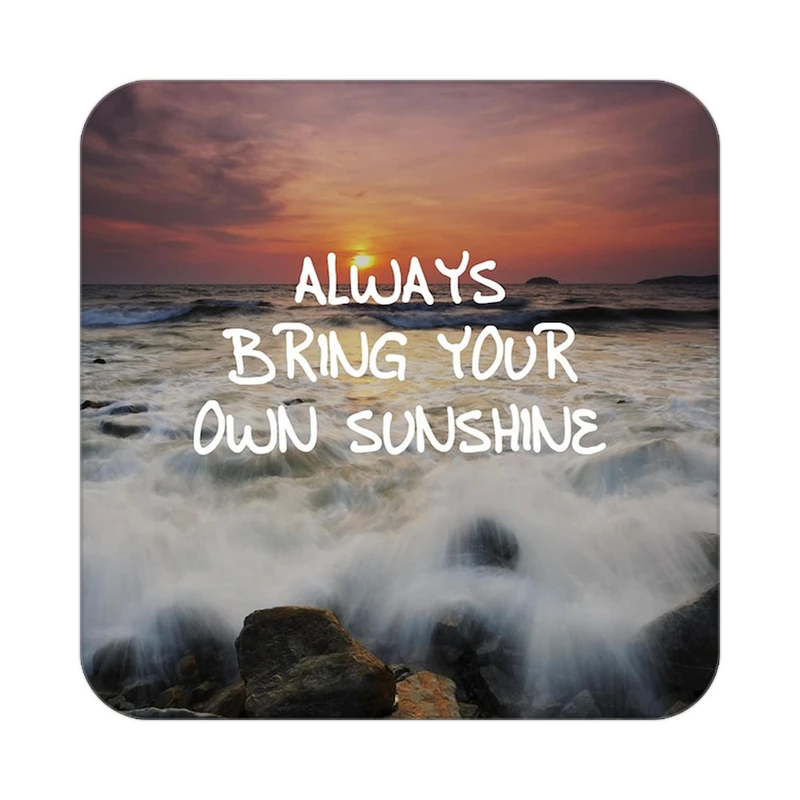 زیر لیوانی کاکتی طرح جملات انگیزشی و مثبت مدل mp24866