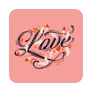 زیر لیوانی کاکتی طرح عاشقانه مدل mp39137