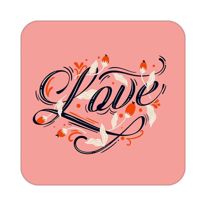 زیر لیوانی کاکتی طرح عاشقانه مدل mp39137