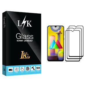 LKG LK Glass Screen Protector For Samsung Galaxy M31 Prime Pack Of 3