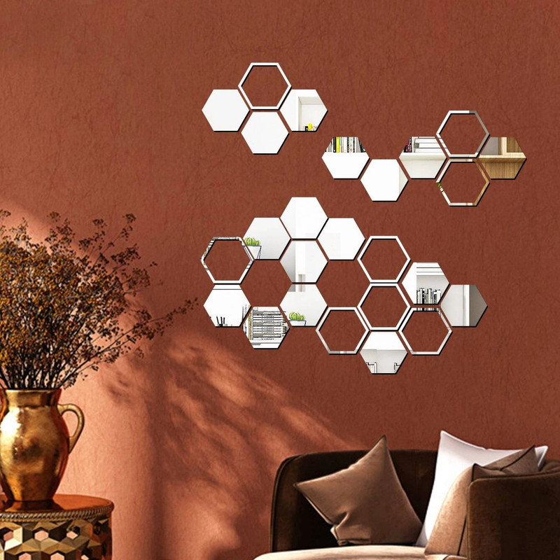 آینه آماتیس مدل لانه زنبور AM-LZ25 مجموعه 25 عددی