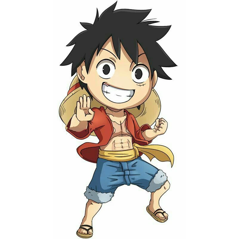 استیکر لپ تاپ و موبایل مدل انیمه طرح مانکی دی لوفی کد 179