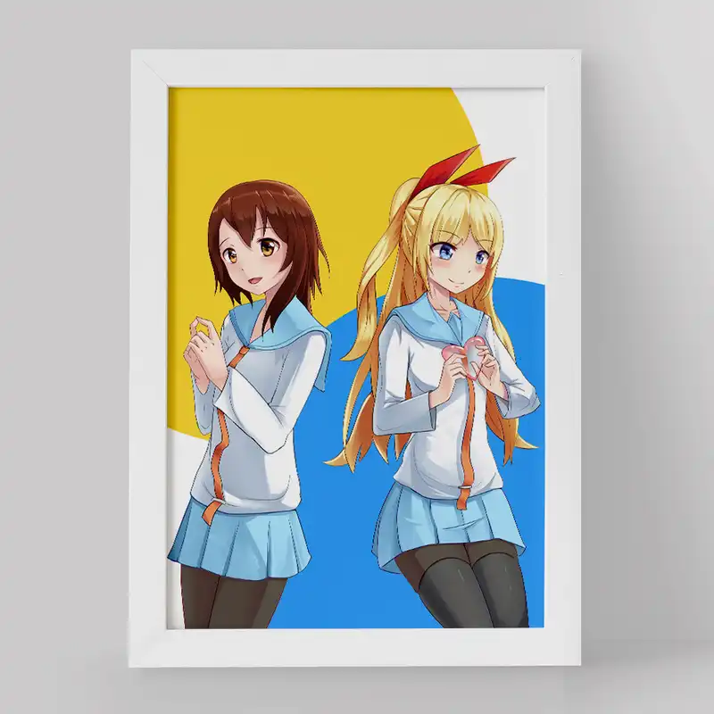 تابلو خندالو مدل اونودرا انیمه عشق دروغین کد 17180