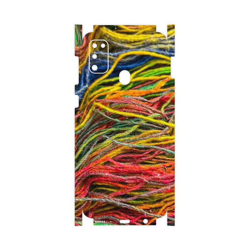 برچسب پوششی ماهوت مدل Fabric Texture 9-FullSkin مناسب برای گوشی موبایل سامسونگ Galaxy M30s