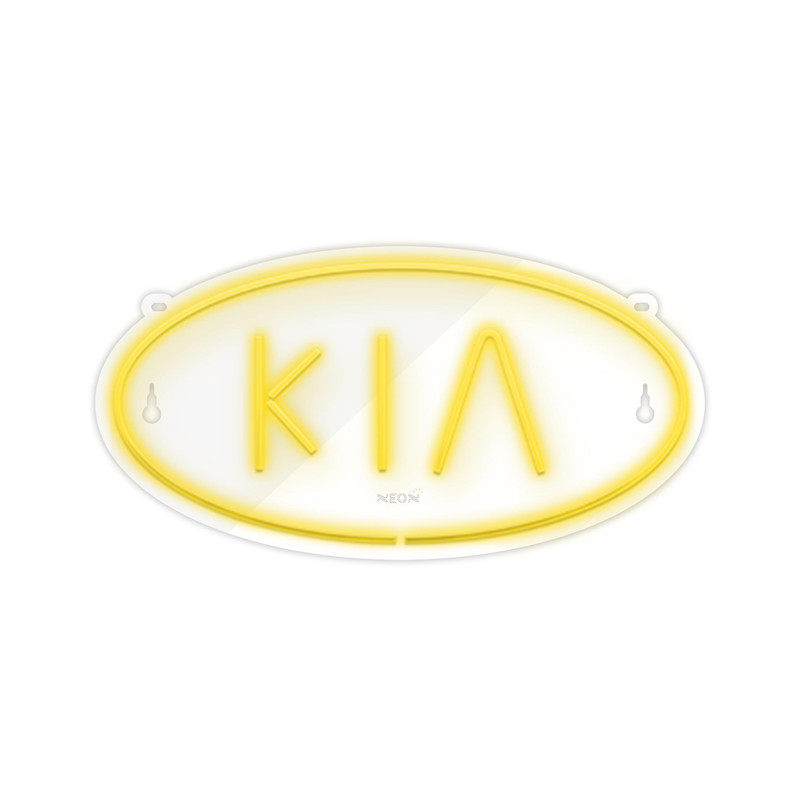 چراغ دیواری نئون دیزاین طرح Kia_YL
