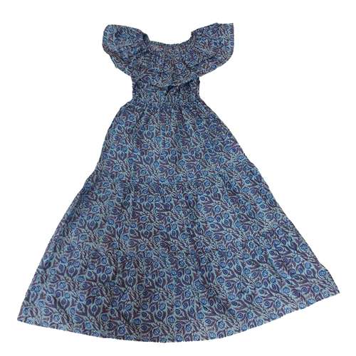 پیراهن ساحلی زنانه مدل عروسکی یقه چین کد t14000