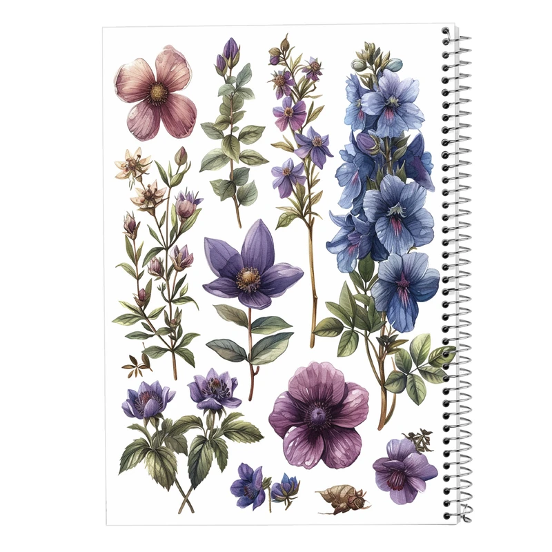 دفتر مشق 100 برگ مدوپد مدل گل کد DF13953