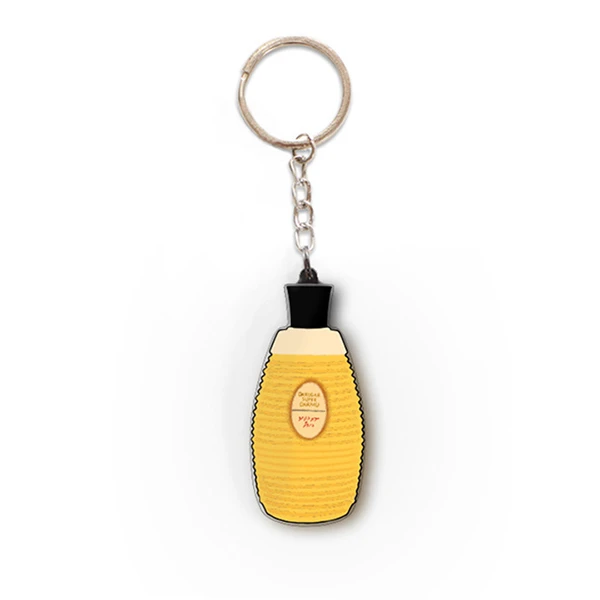 جاکلیدی دستی رزینی مدل شامپو تخم مرغی نوستالژی