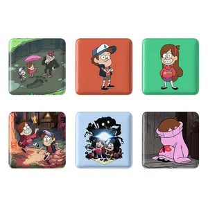 مگنت خندالو طرح انیمیشن آبشار جاذبه Gravity Falls کد 1674B مجموعه 6 عددی