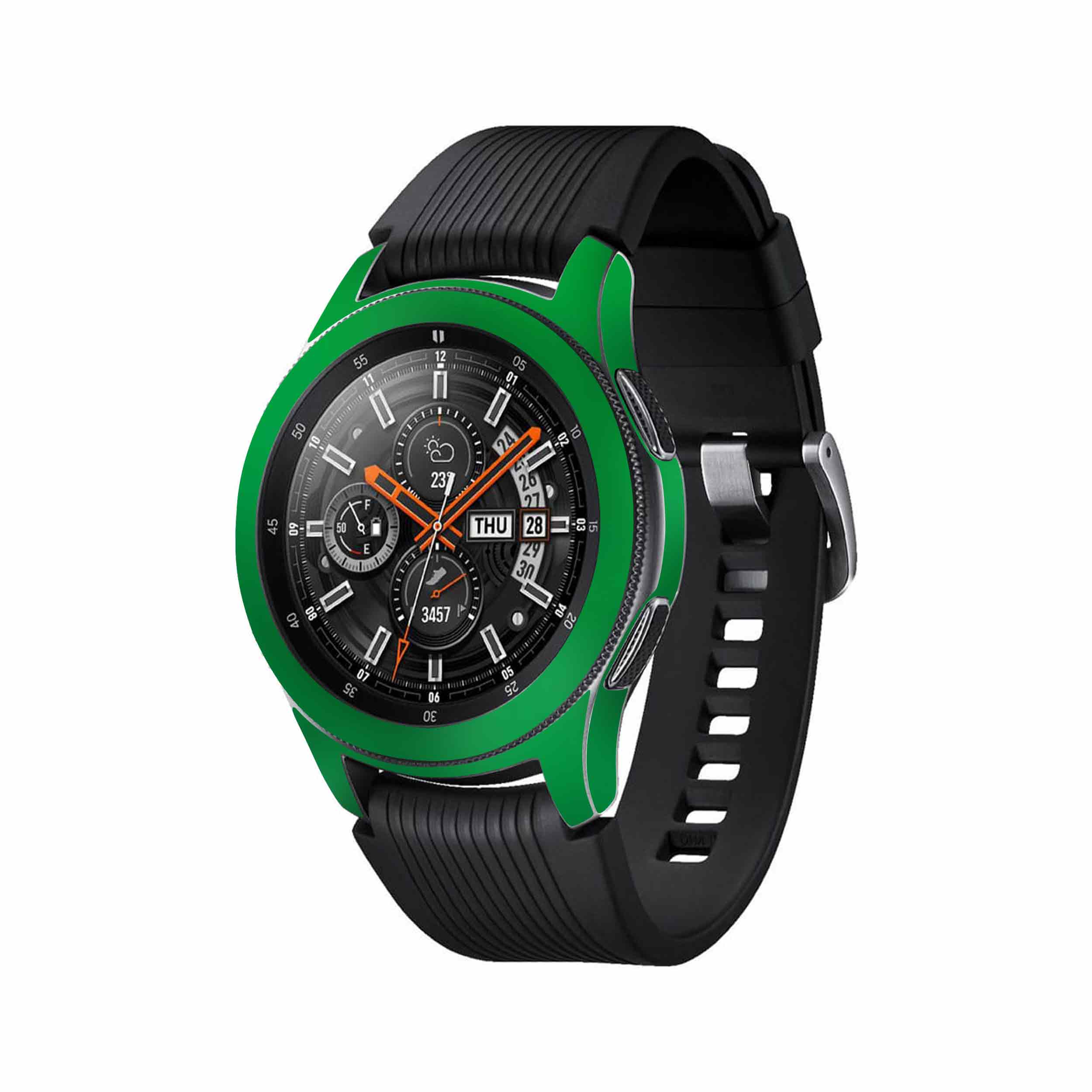 برچسب ماهوت طرح Matte-Green مناسب برای ساعت هوشمند سامسونگ Galaxy Watch 46mm