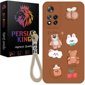 Persian King BRW22 Cover For Xiaomi Redmi Note 11 Pro Plus 5G with a hanging strap