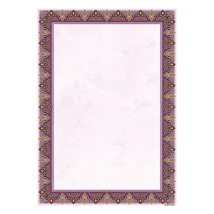  کاغذ تذهیب A4 خانه تذهیب طرح ابر و باد ماهی کد 0039 بسته 20 عددی