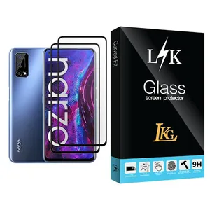 LKG LK Glass MIX002 Screen Protector For Realme Narzo 30 Pro 5G Pack Of 2