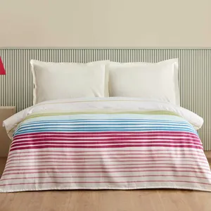 روتختی دو نفره کاراجا هوم مدل Elvis Indigo Pamuk Pike C.K سایز 220x200 سانتی‌متر
