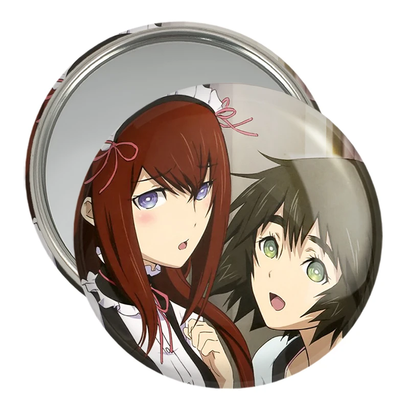 آینه جیبی خندالو مدل مایوری شینا و کوریسو ماکیسه انیمه اشتاینز گیت  کد 17484