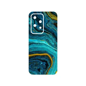 MAHOOT Turquoise marblewith golden streaks Cover Sticker for Honor 200 Lite