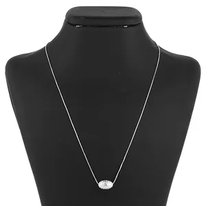 گردنبند نقره زنانه گالری عزیزی مدل گوی