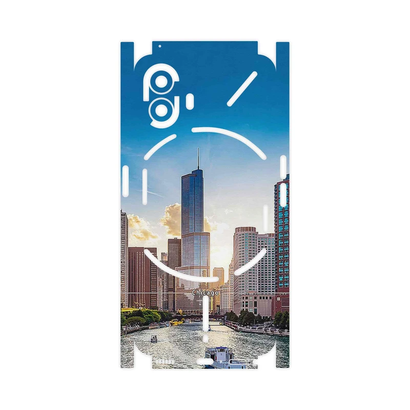 برچسب پوششی ماهوت مدل City of Chicago-FullSkin مناسب برای گوشی موبایل ناتینگ Phone 2