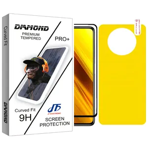JF Diamond glass Back Protector For Xiaomi Xiami Poco X3