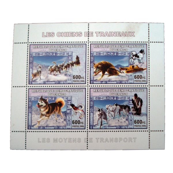 تمبر یادگاری مدل گرگ کد bc-1708 مجموعه 4 عددی