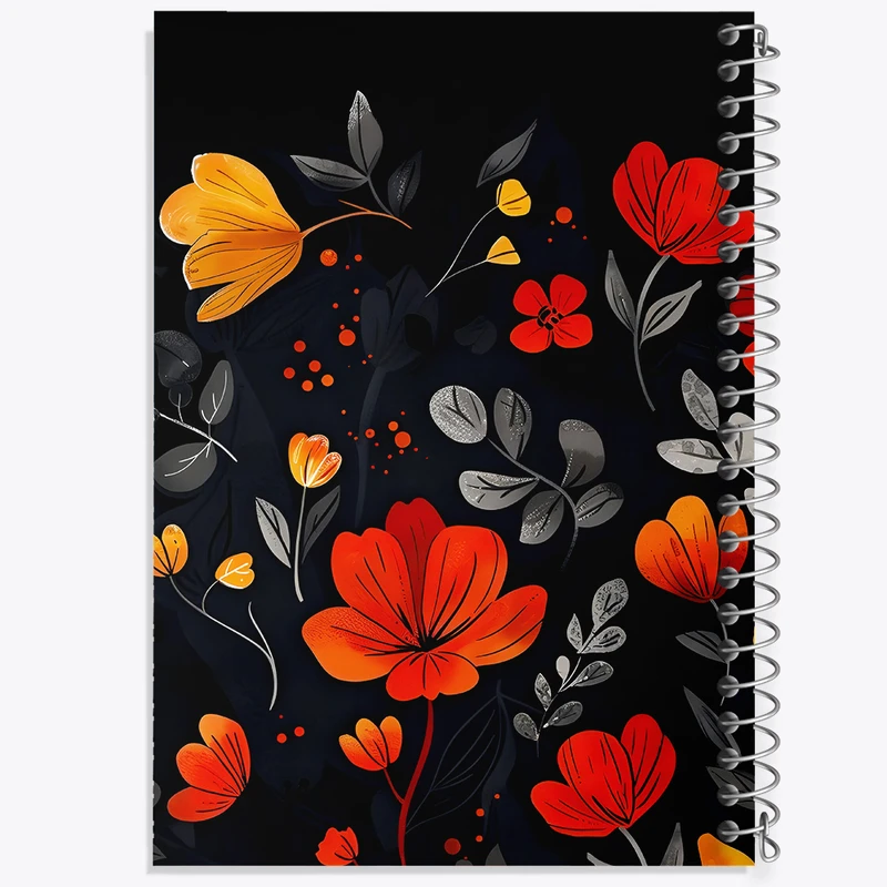 دفتر نقاشی 50 برگ خندالو طرح گل گلی کد N5305