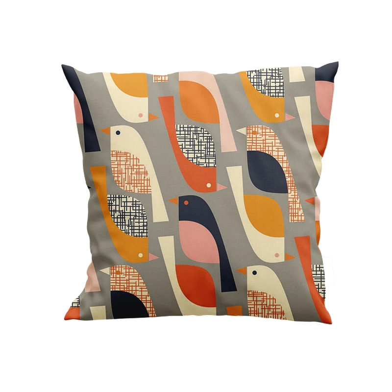 کوسن پاد آفرین مدل پرنده های فانتزی کد DKK608