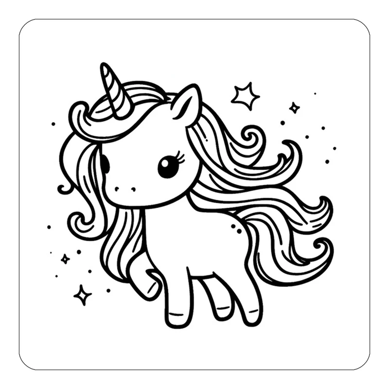 مگنت کاکتی طرح اسب تک شاخ و یونیکورن مدل mp31396