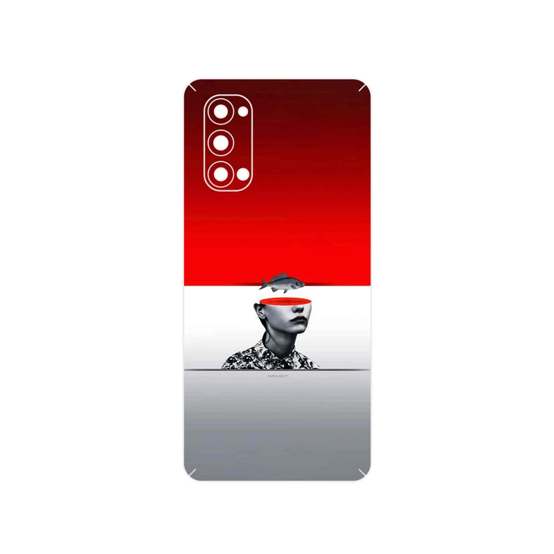 برچسب پوششی ماهوت مدل Collage of surreal Portrait of Women 1 مناسب برای گوشی موبایل اپو Reno4 Pro 5G