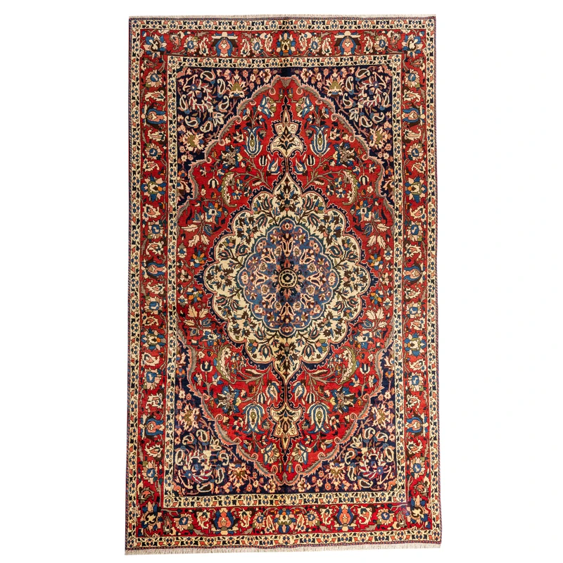 فرش دستبافت شش و نیم متری مدل بختیار کد 42.4322