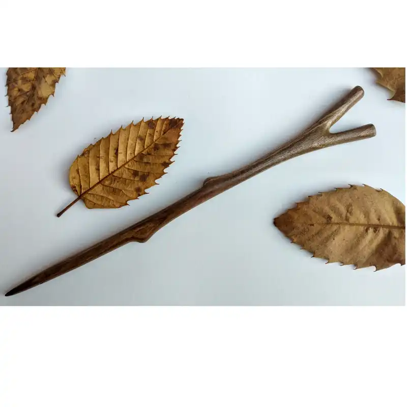 گیره مو زنانه مدل چوبی