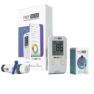 دستگاه تست قند خون فریسنس مدل TAG به همراه قلم و نوار تست قند خون 50 عددی