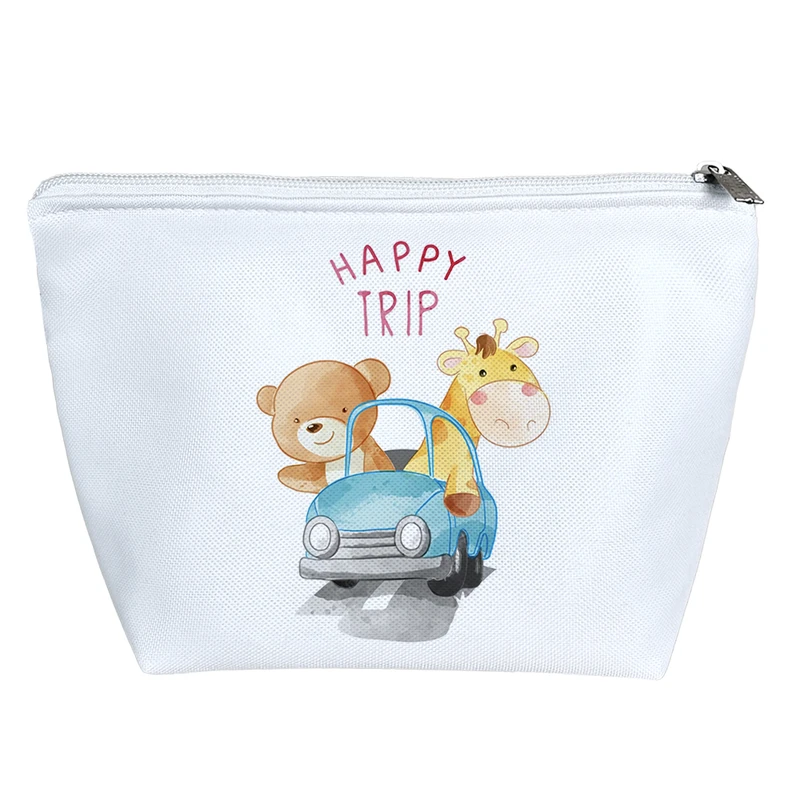 کیف لوازم آرایش دخترانه خندالو مدل زرافه و خرس کد H251