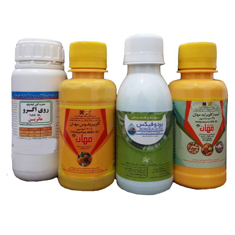 سموم گیاهان خانگی و آپارتمانی مهان مدل 01 مجموعه 4 عددی